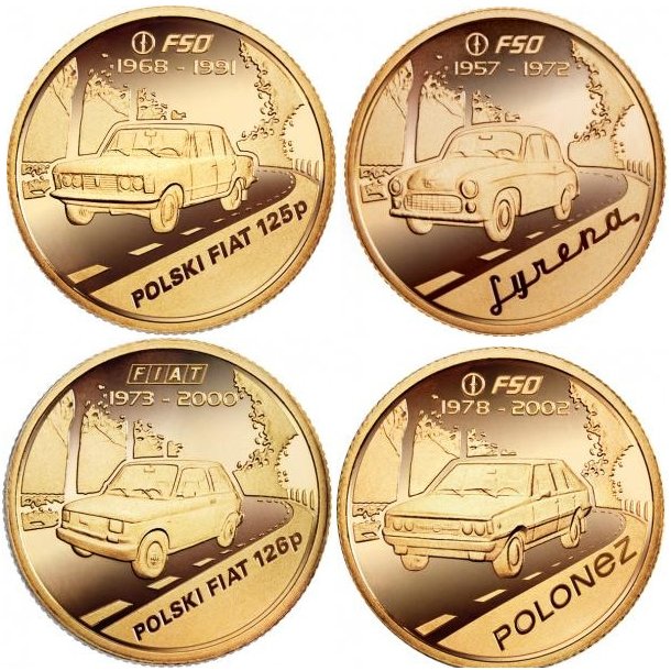 Kolekcja - Ikony Polskiej Motoryzacji - Syrena, Fiat 125p, Fiat 126 p, Polonez