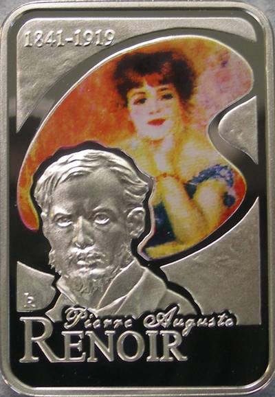 www.numizmatyczny.pl 10 dinerów, Malarze Świata - Pierre Auguste Renoir (1841 - 1919), 2008