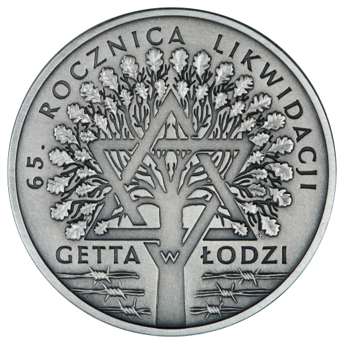 20 zł, 65. rocznica likwidacji getta w Łodzi, 2009