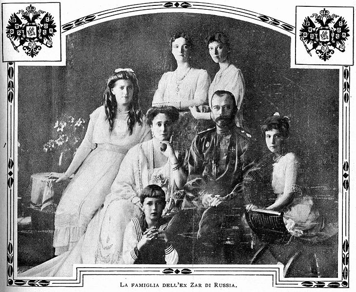 Złota moneta 3000 $, Rodzina Carska Romanowów